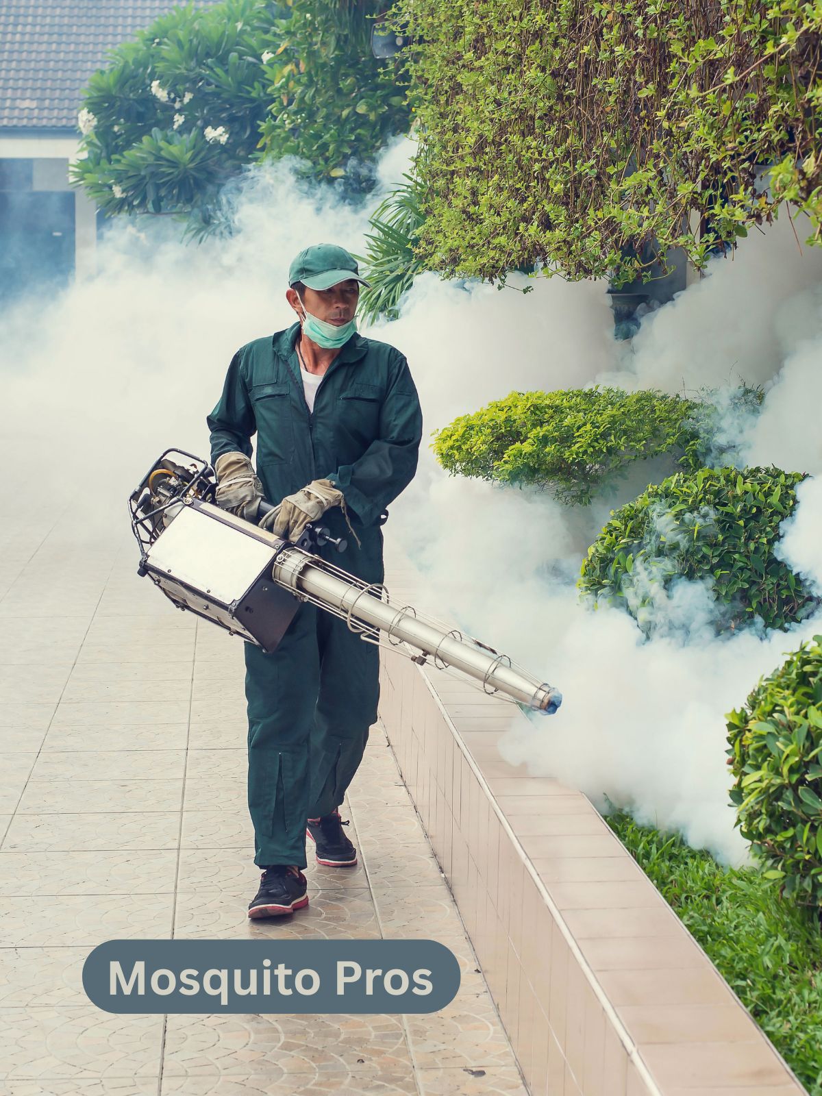 Florida Ridge mosquito control experts using advanced ULV equipment